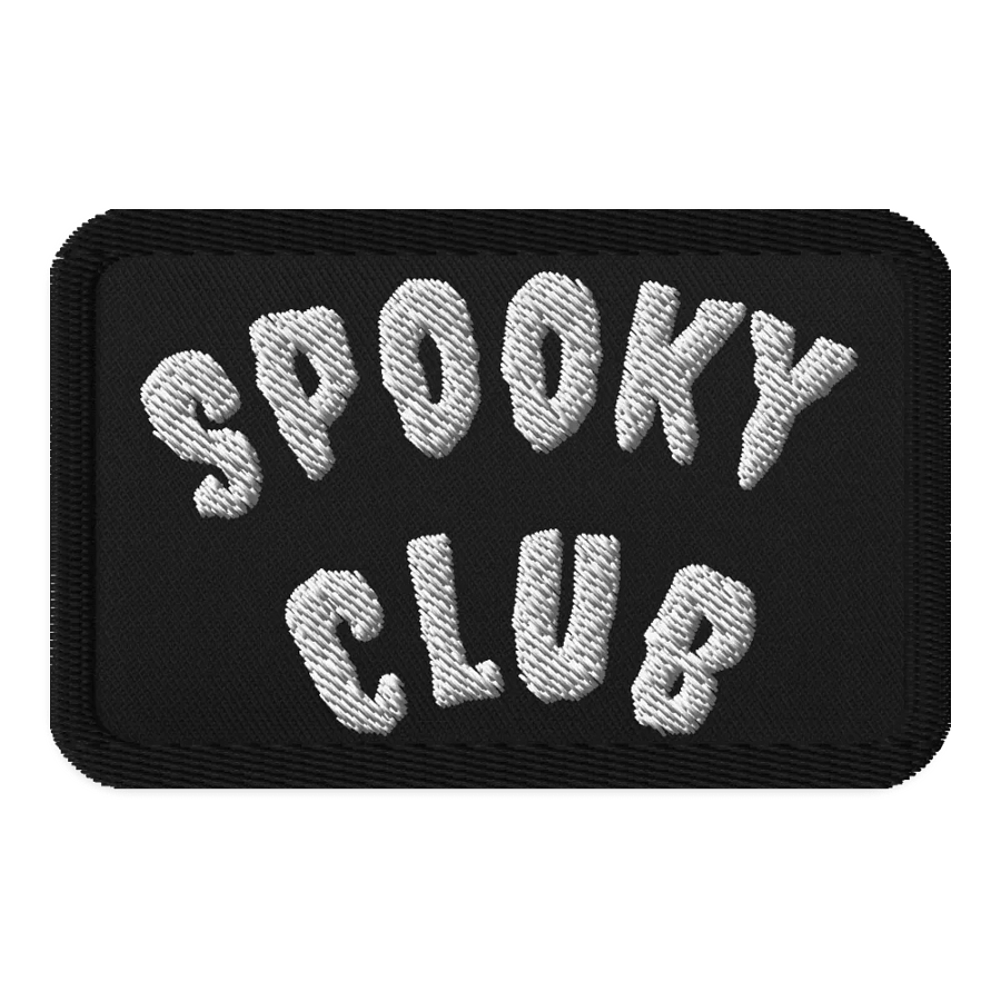 Spooky Club Embroidered Patch product image (1)