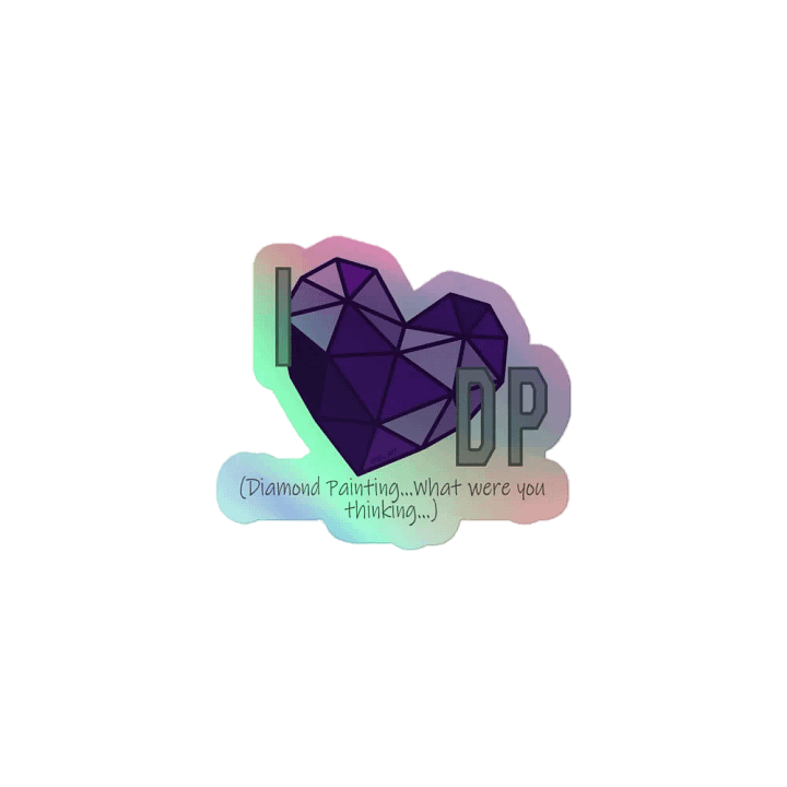 I <3 D.P. Holographic Sticker product image (1)