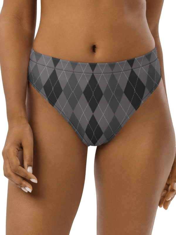 Black Argyle Paradise Bikini Bottom product image (3)