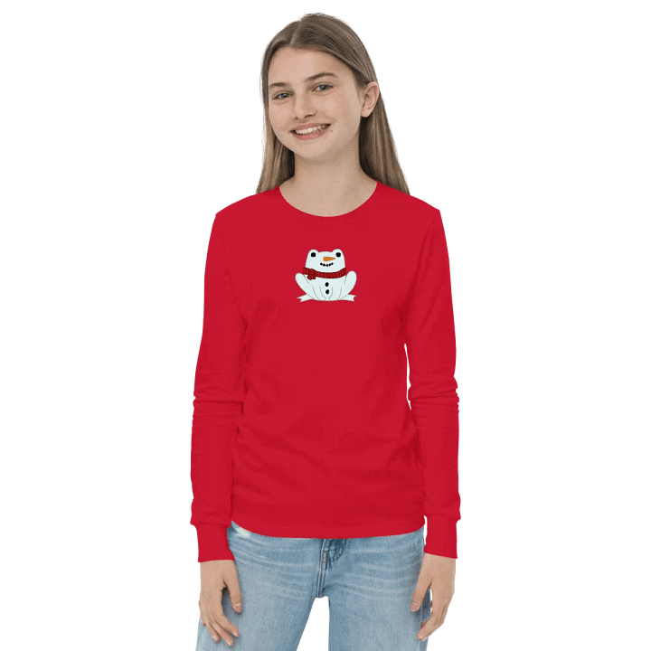 s0phmas Snow Froge Kids Longsleeve T-Shirt product image (20)