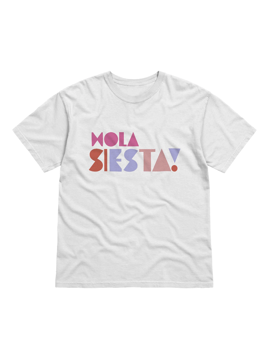 Hola Siesta Heavyweight T-Shirt White product image (1)