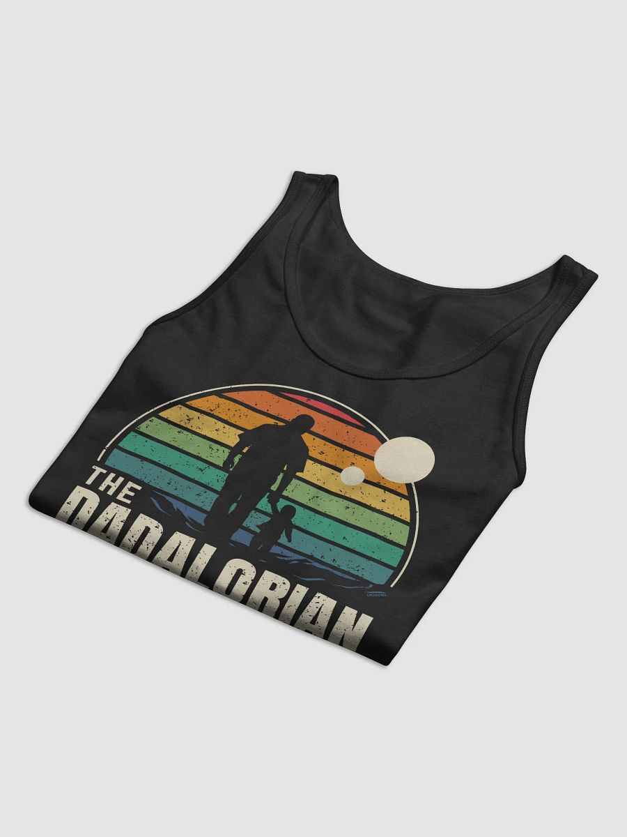 Sunset Dadalorian Best Dad Ever - Tank Duplex printing product image (3)