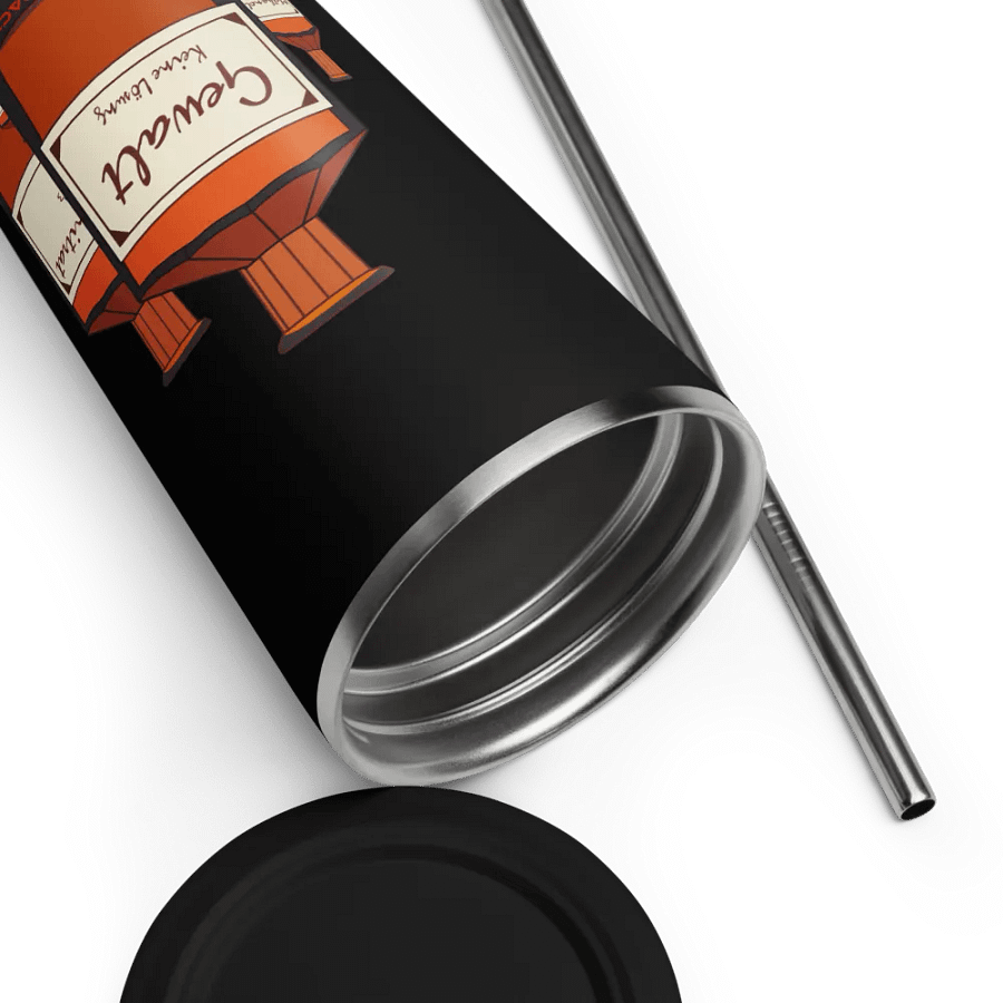 Gewalt ist keine Lösung Becher mit Isolierung und Strohhalm product image (12)