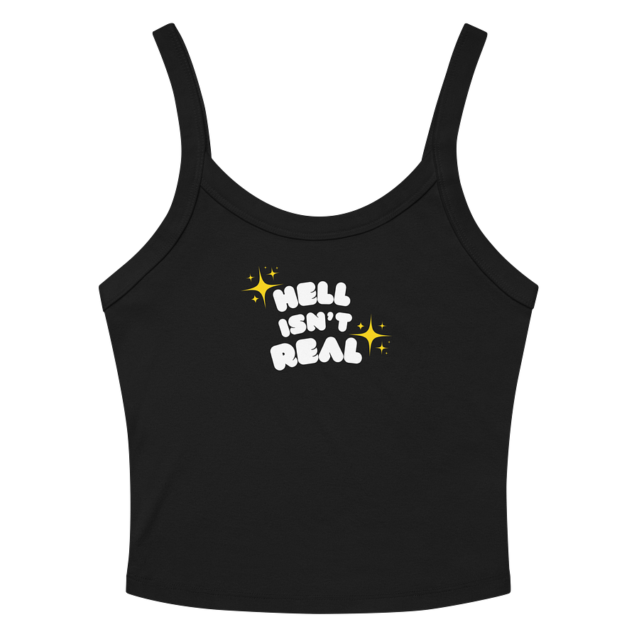 Hell isn't real femme tank product image (2)