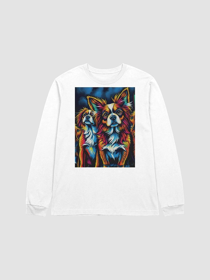 Vibrant Dog Duo Long Sleeve Tee product image (1)