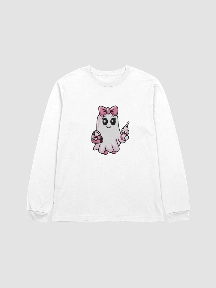 Cute Ghost Supersoft Long Sleeve Slimmer Fit Shirt product image (1)