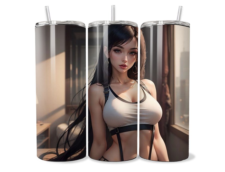 Final Fantasy VII - Tifa Lockhart Urban Edition Tumbler - 20oz Stainless Steel product image (1)