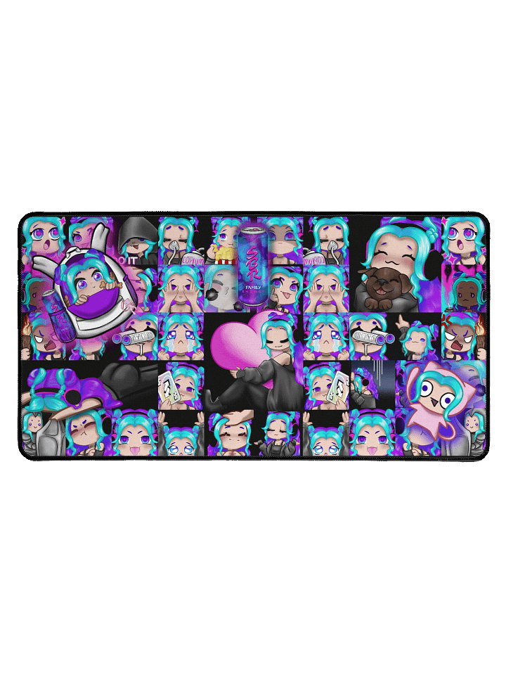 Razor (busy) Emote Desk Mat product image (1)