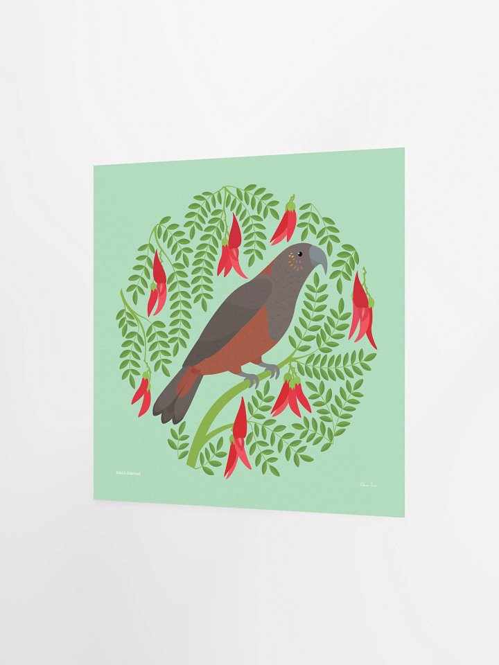Kākā in Kākābeak Unframed Wall Art product image (6)