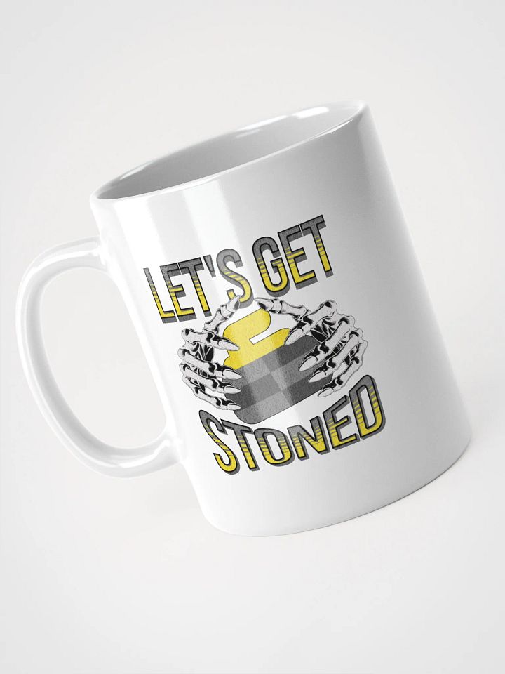 Lets Get Stoned Curling Glossy White Mug product image (2)