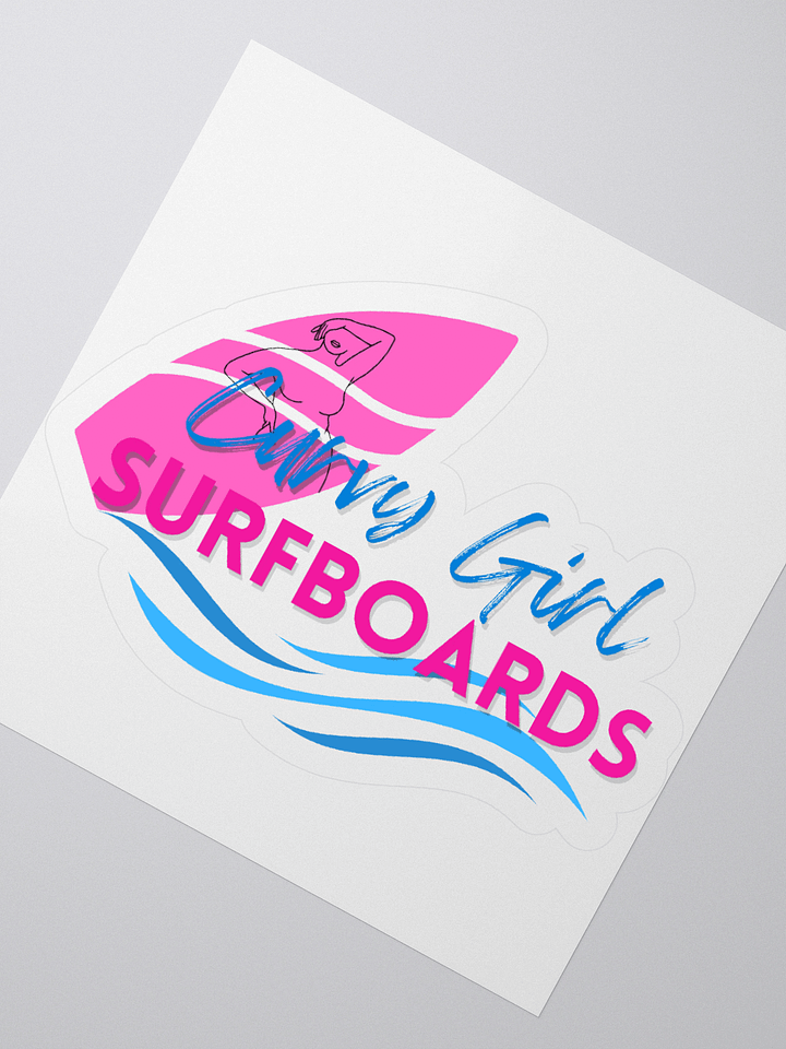 Curvy Girl Surfboards (Opposites Attract) Sticker product image (6)