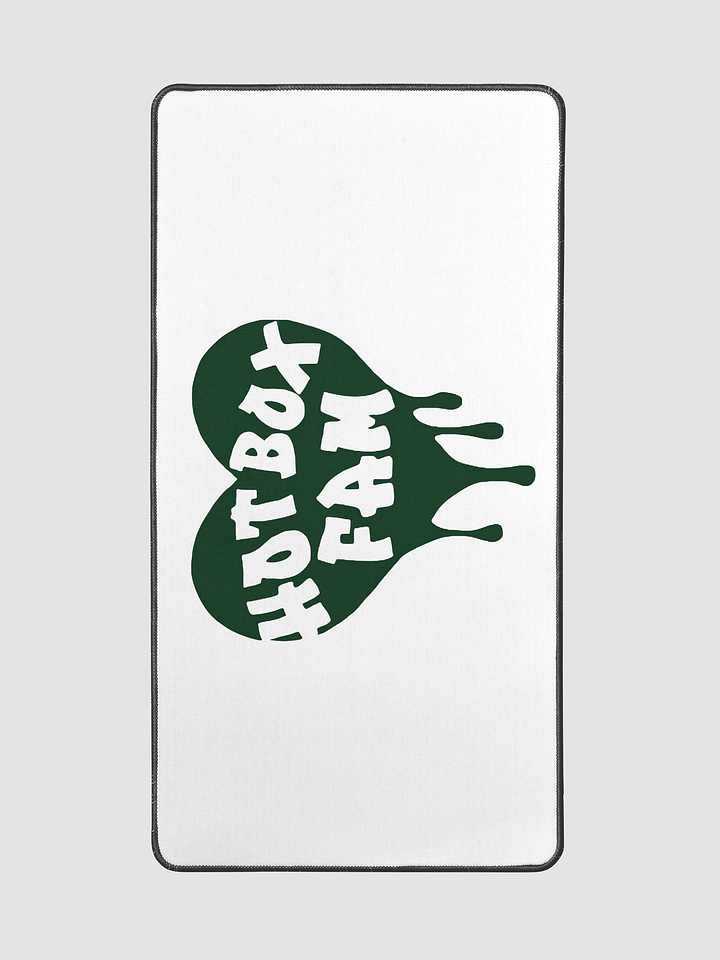 HOT BOX FAM TRANSPARENT DARK GREEN LOGO DESK MAT product image (2)