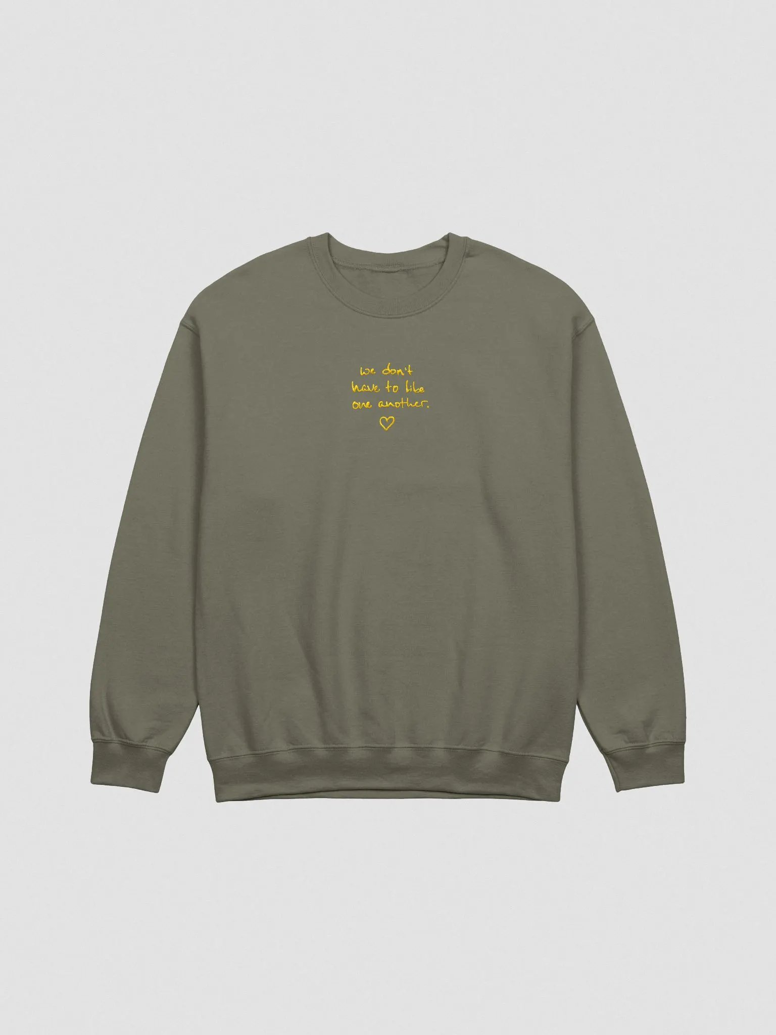 ONE ANOTHER (gold) embroidered crewneck product image (2)