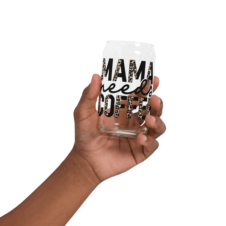 Leopard Print Mama Can-Shaped Glass product image (2)