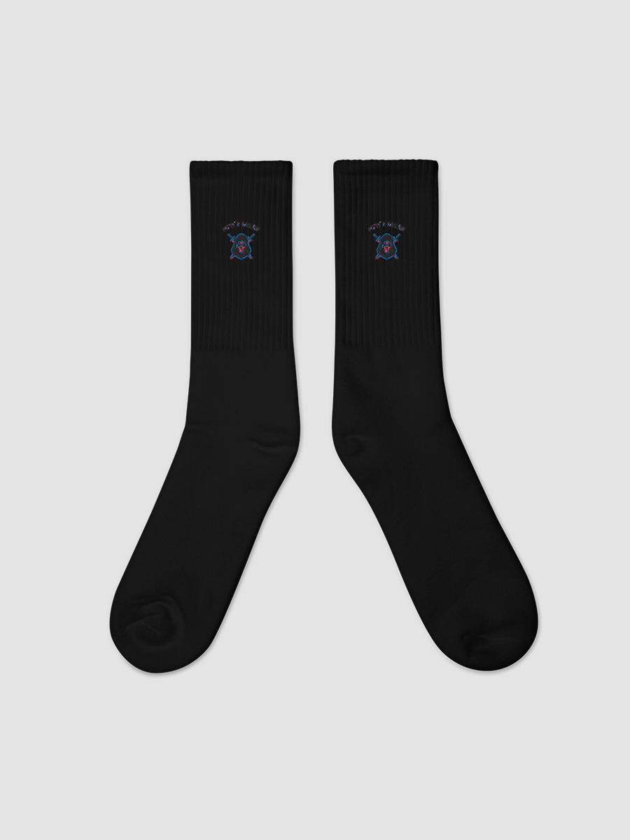 [pittis_gaming] SOCCO Embroidered Crew Socks product image (1)