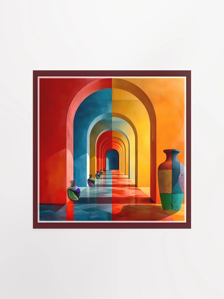Vibrant Doorways Perspective Poster product image (3)