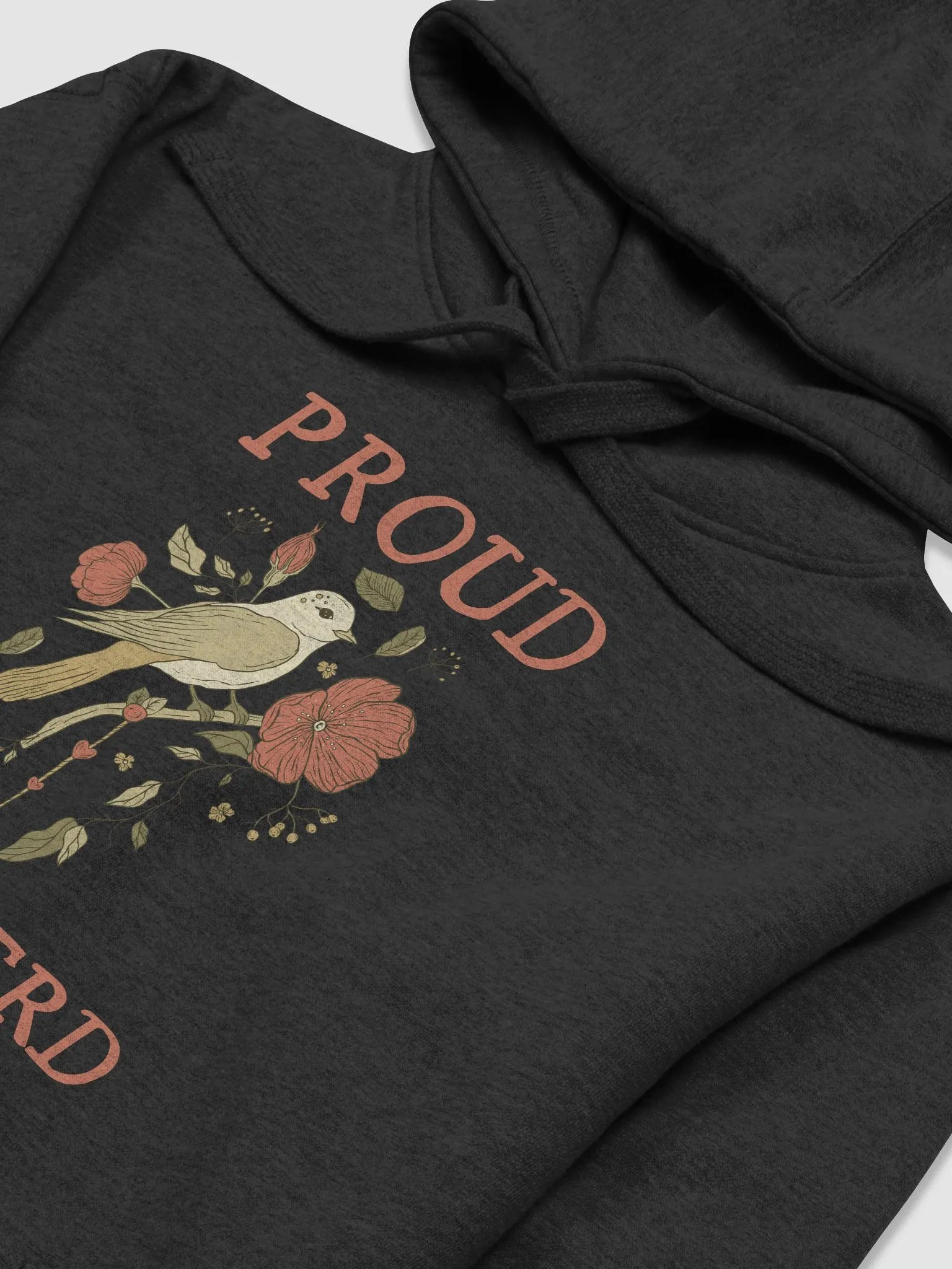Chirp & Chill: 'Proud Bird Nerd' Unisex Hoodie product image (4)