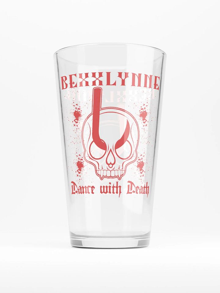 DANCE WITH DEATH PINT GLASS product image (1)