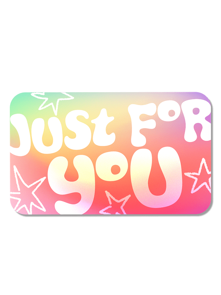 Rainbow Gift Card Design product image (1)