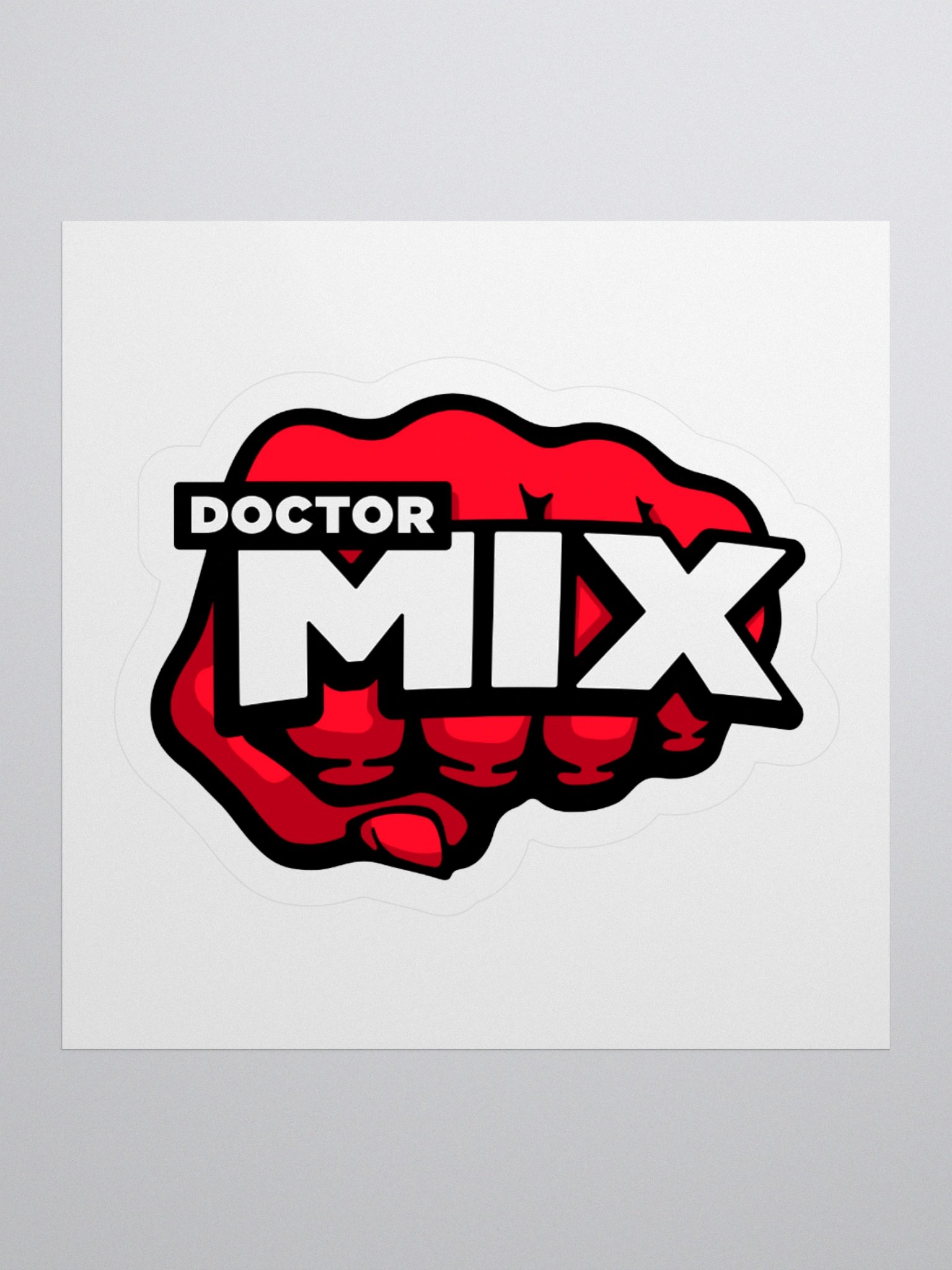 Dr Mix Logo Sticker product image (1)