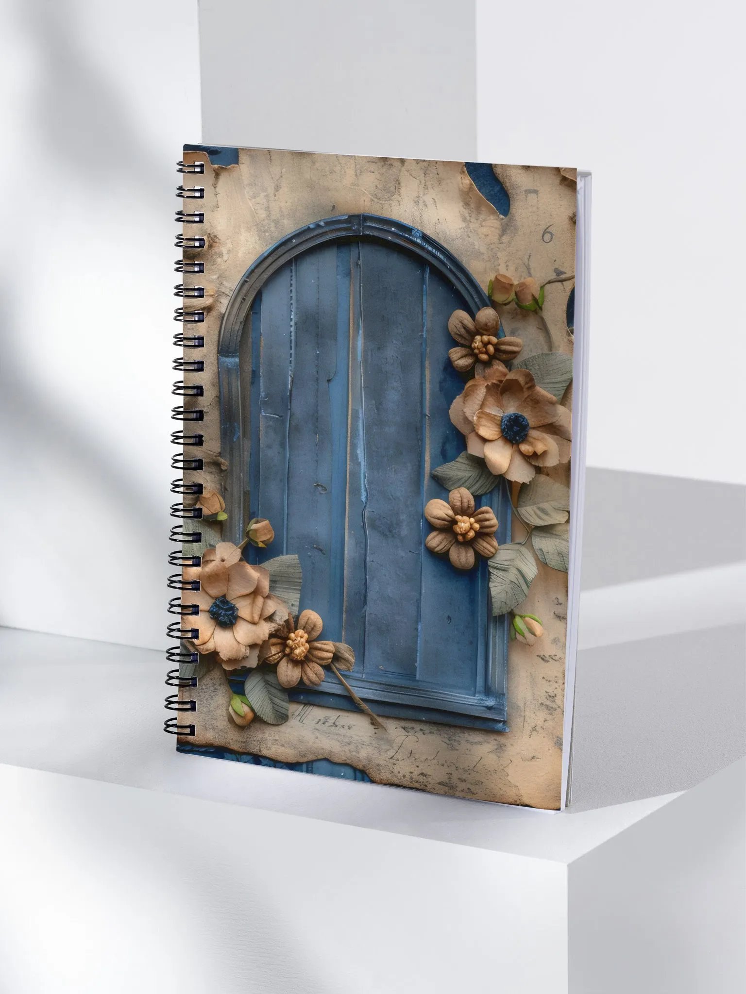 Whimsical Dahlia Door Spiral Notebook product image (4)