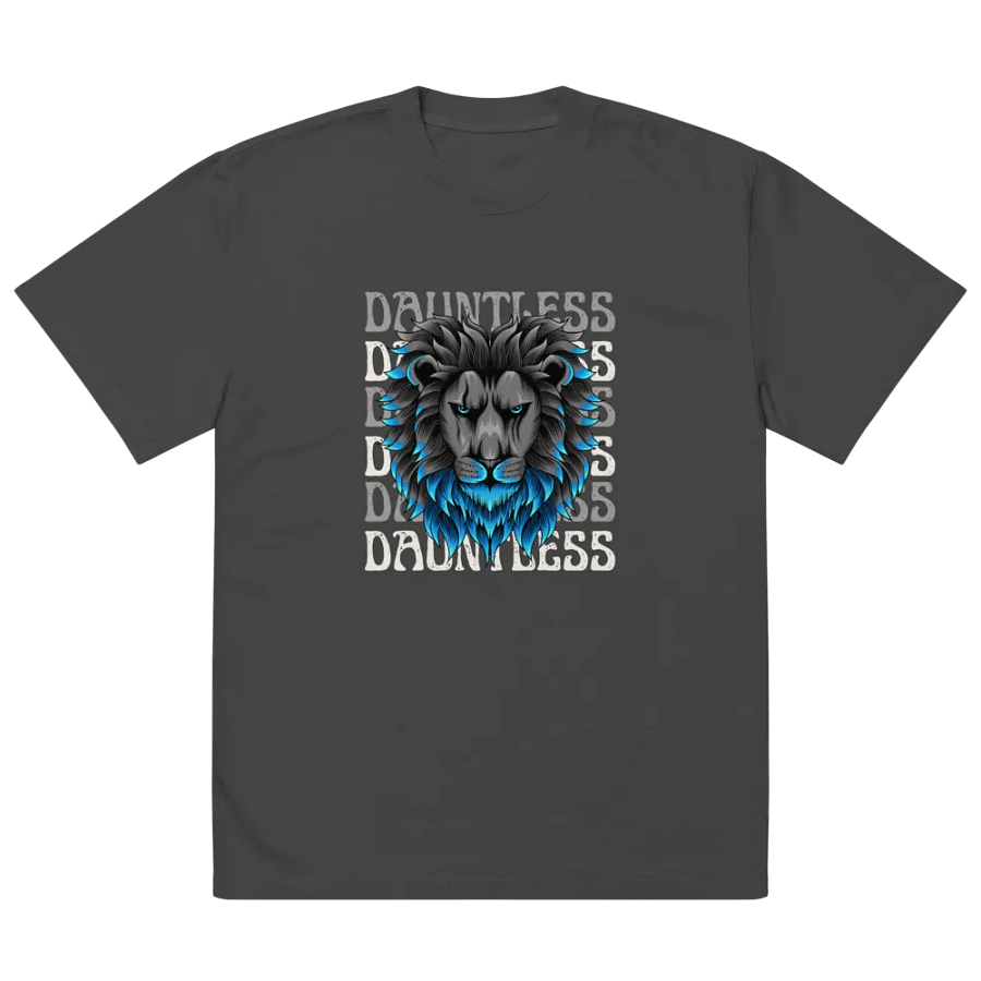 Intense Lion Graphic Oversized Tee product image (2)