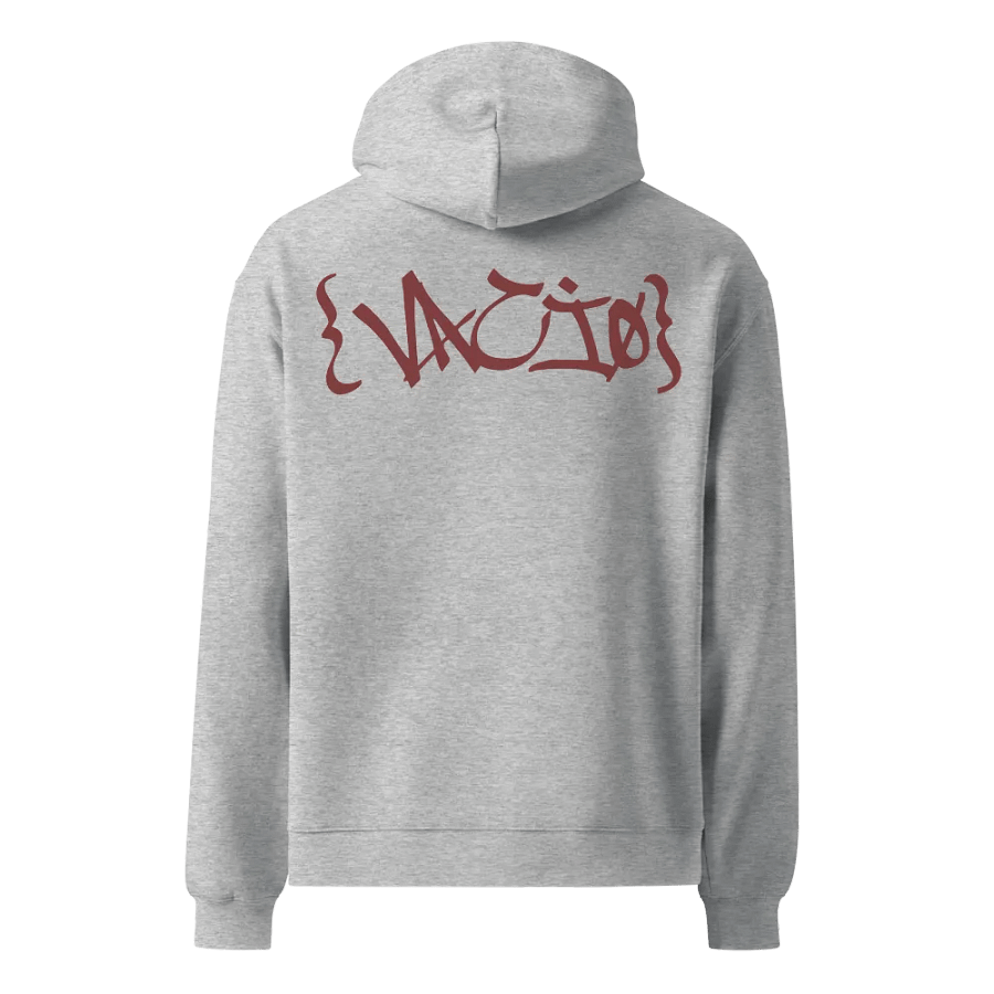 VACIO Grafitti Back Logo Relaxed Fit Hoodie (RED) product image (1)