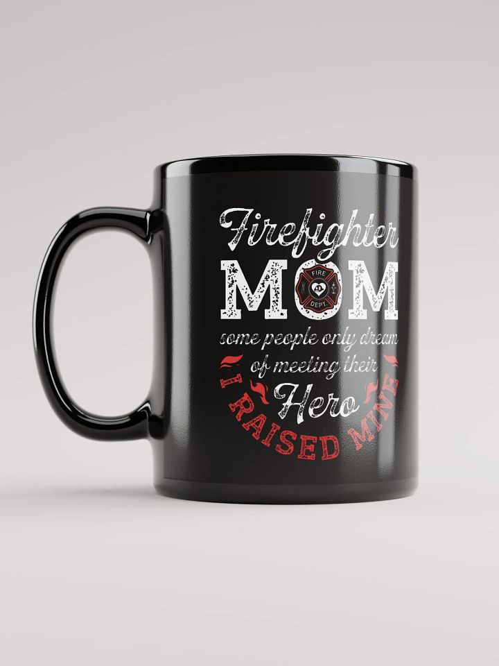Firefighter Mom - Black Mug product image (2)