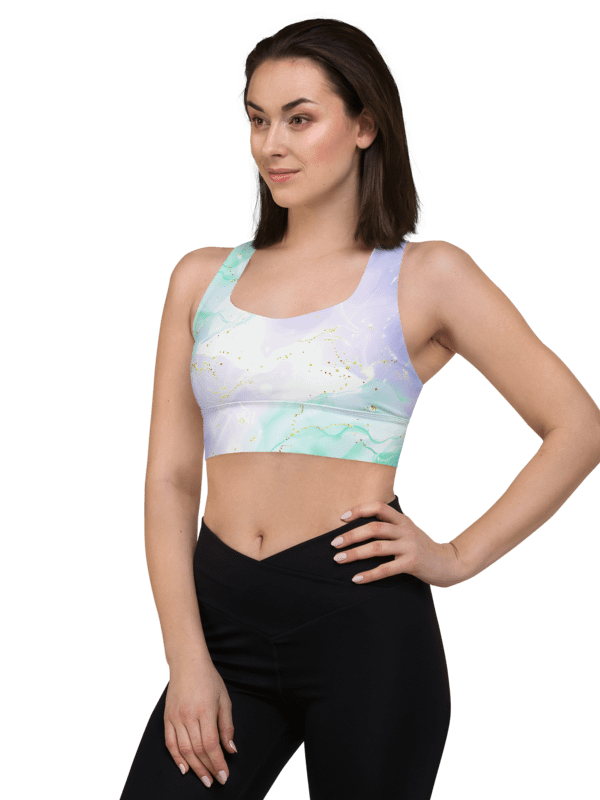 Ethereal Elegance Longline Sports Bra product image (2)