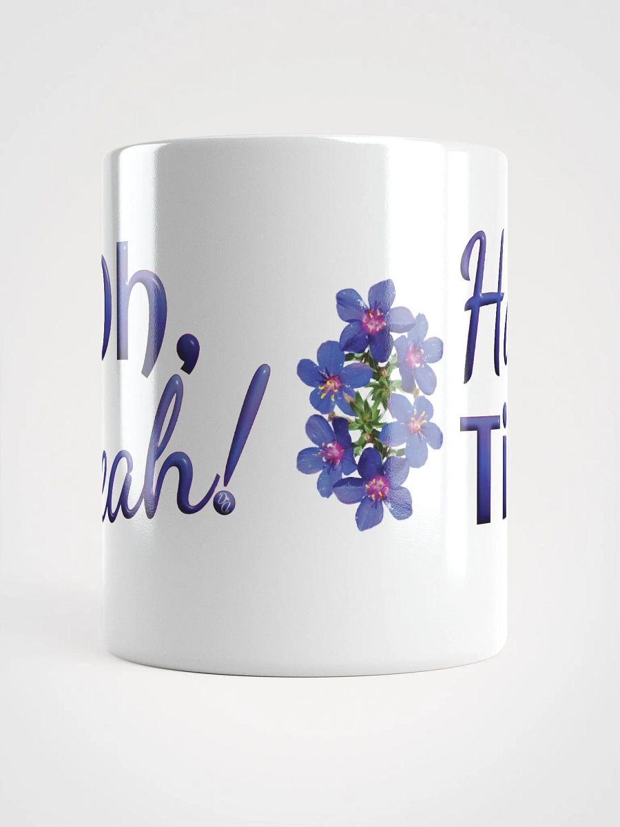 Happy Time! - Mug with Flowers White product image (15)