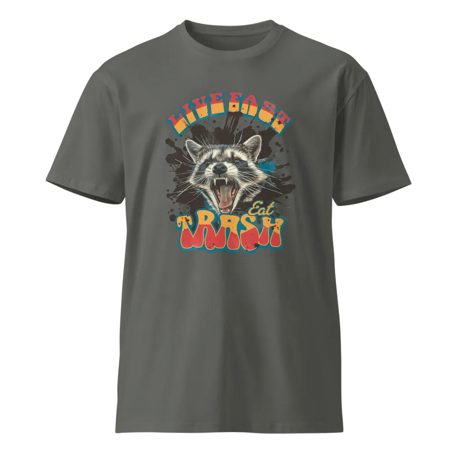 Live Fast Eat Trash Tshirt product image (1)