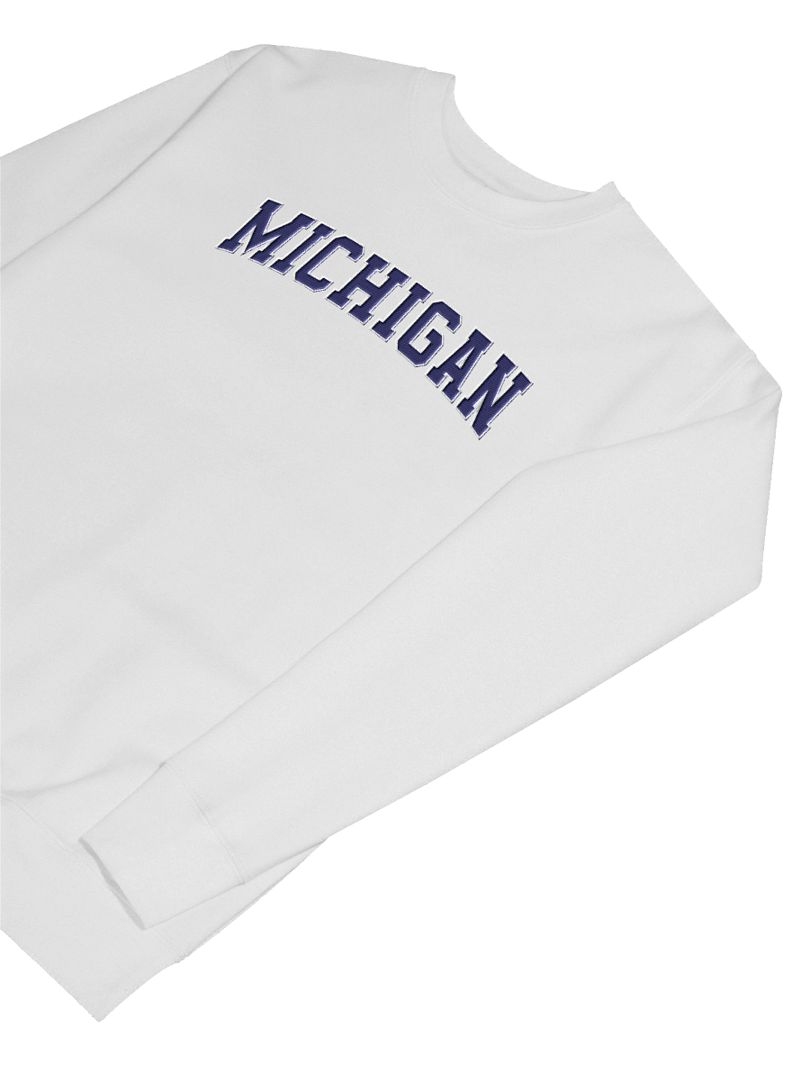 Michigan Vintage Stylish Embroidery Premium Sweatshirt product image (68)
