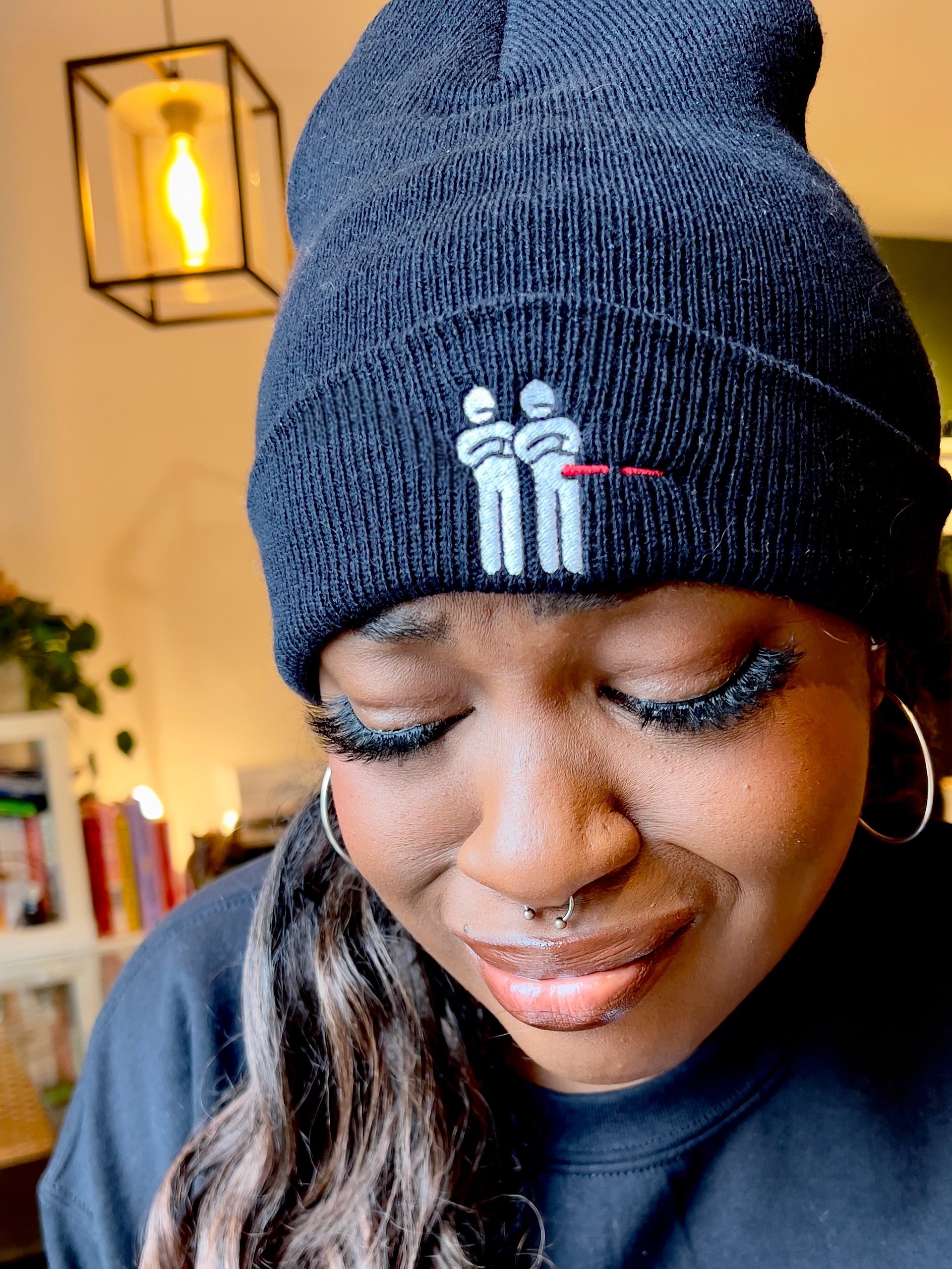 "Unimpressed" Embroidered Beanie product image (1)