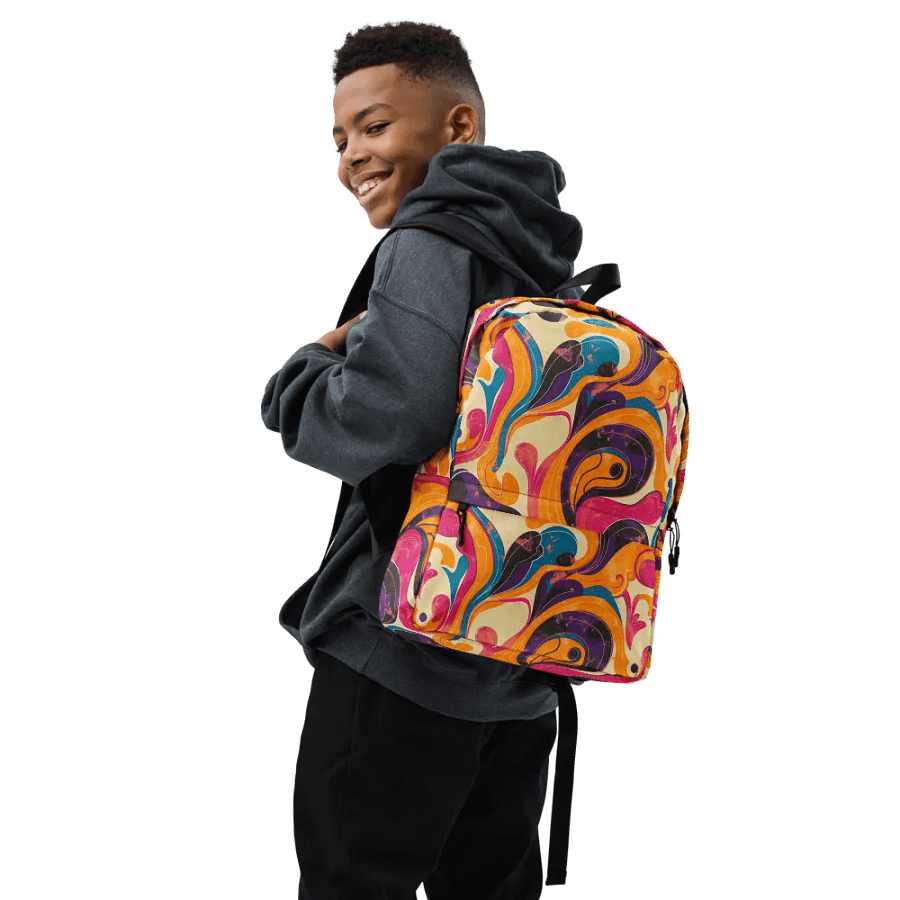 Swirling Dreams All-Over Print Backpack product image (7)