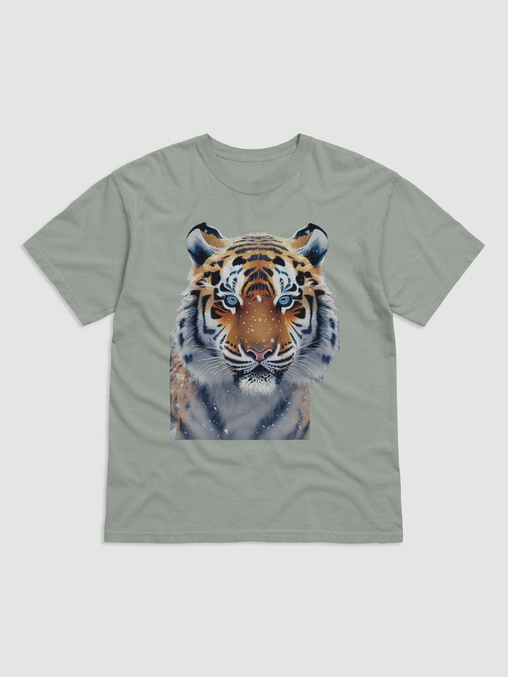 Bold & Beautiful: Captivating Snow Tiger T-Shirt product image (8)