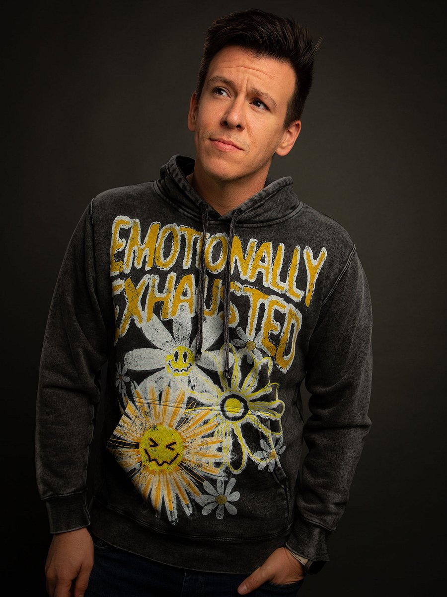 Emotionally Exhausted Flowers Hoodie - LOW STOCK! product image (2)