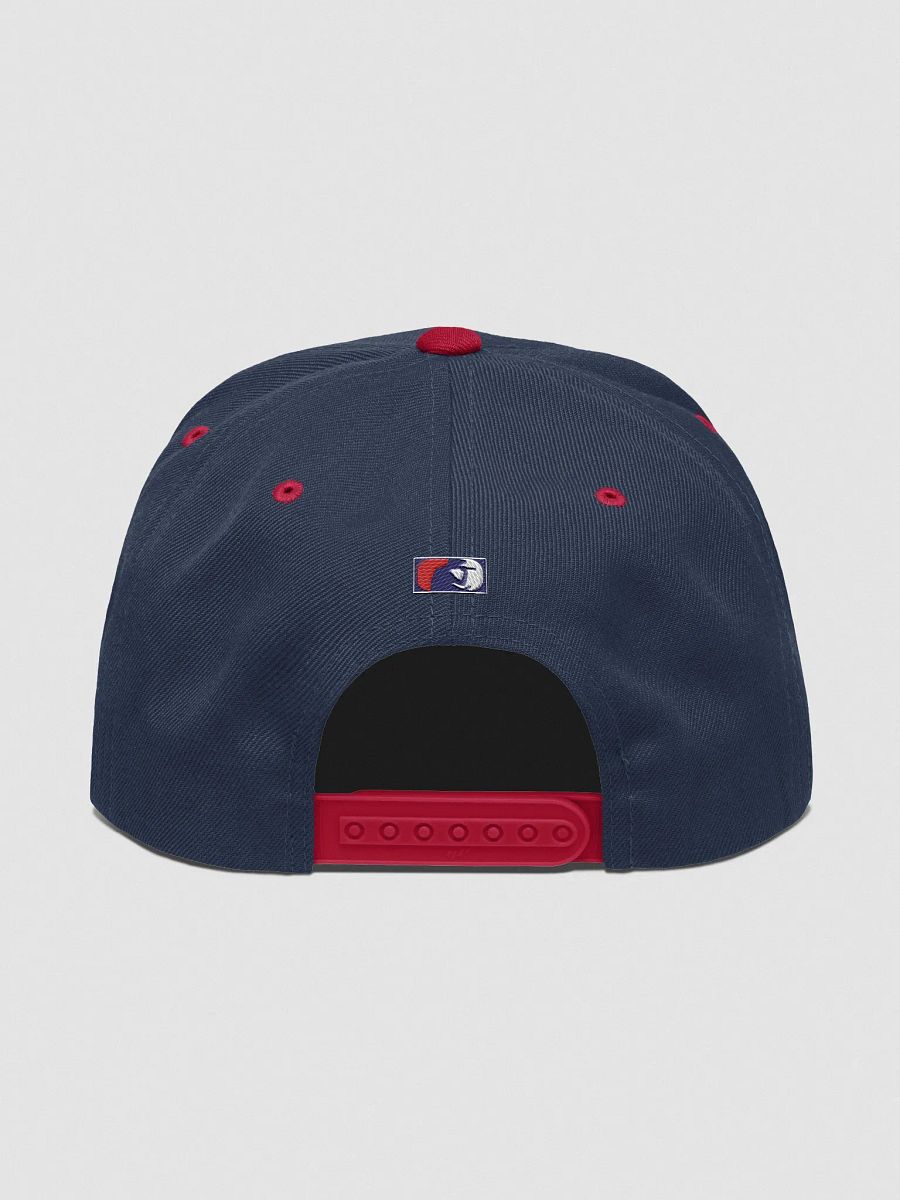 Yaktown Knarly's Embroidered Snapback (Navy/Red) product image (4)
