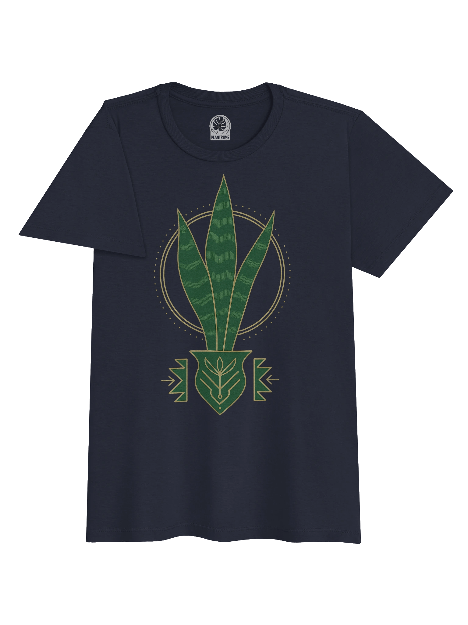 Snake Plant Gold Outline Women's T-Shirt product image (9)