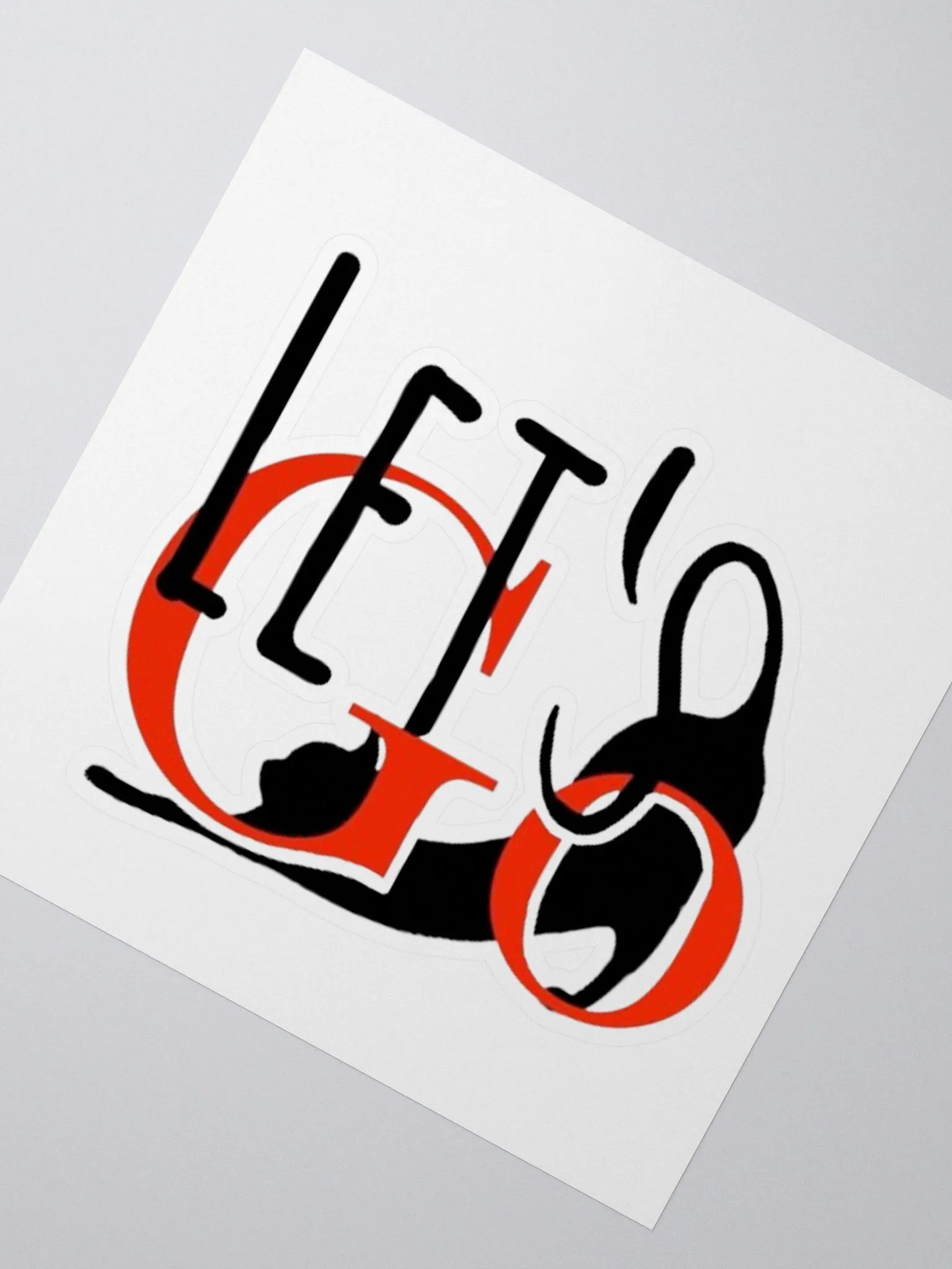Let's Go Sticker product image (5)