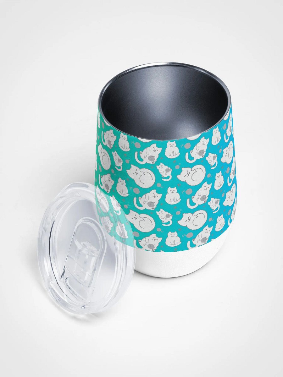 KITTY goes HERE! • wine tumbler by Allcolor product image (3)