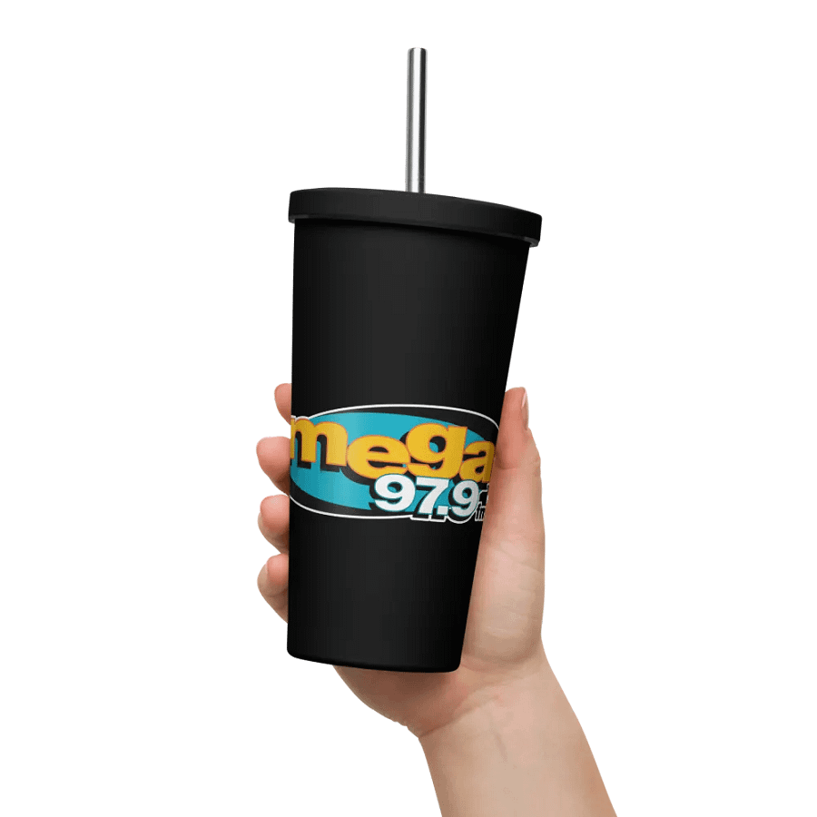 Mega 97.9 Insulated Tumbler with a Straw product image (11)