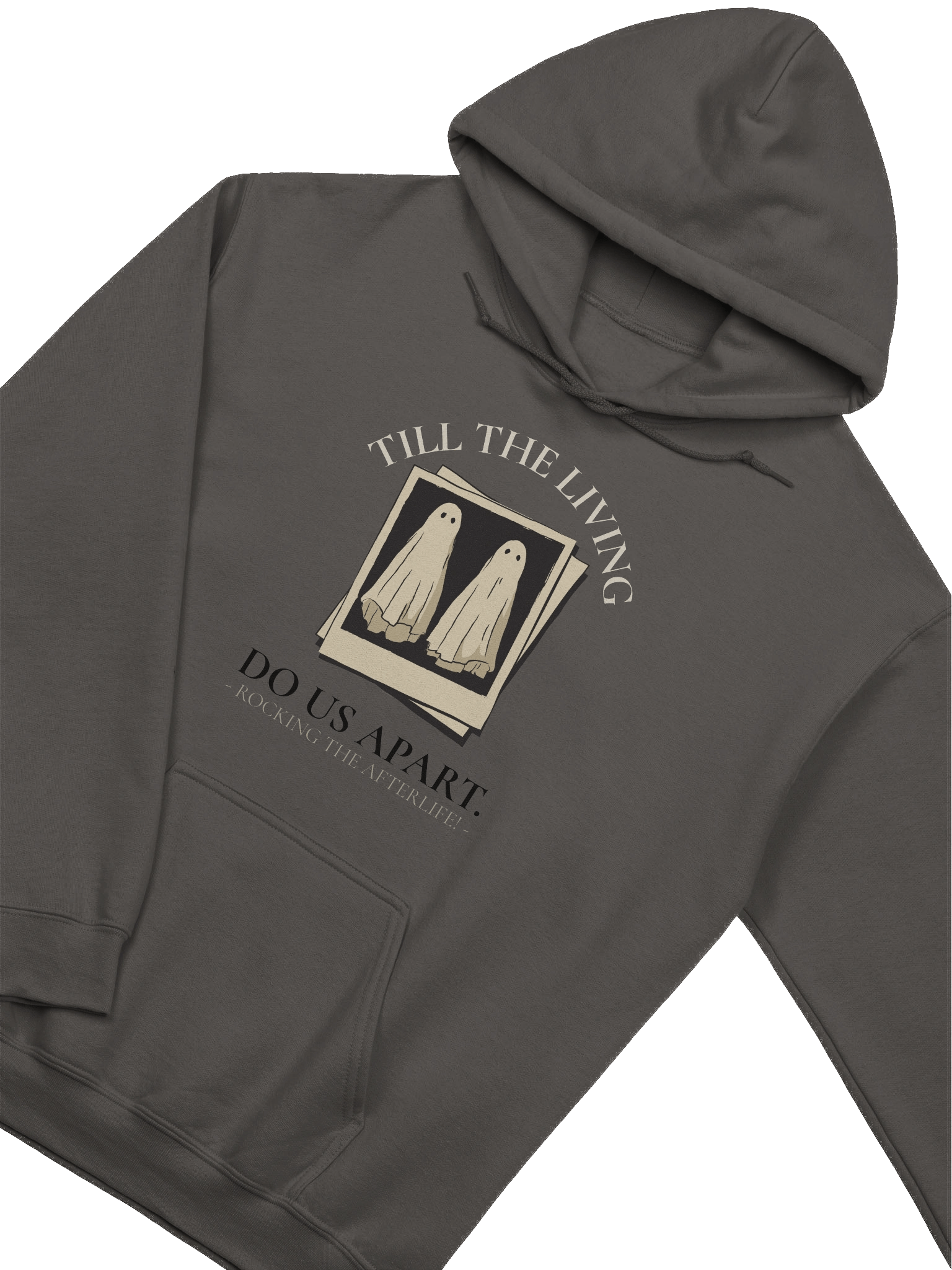 [UM Designs] Til Living Do We Part - Unisex Pullover Graphic Hoodie product image (3)