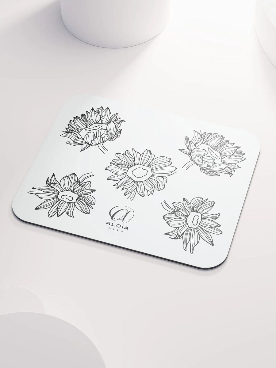 Doodle Flowers Mouse Pad product image (3)