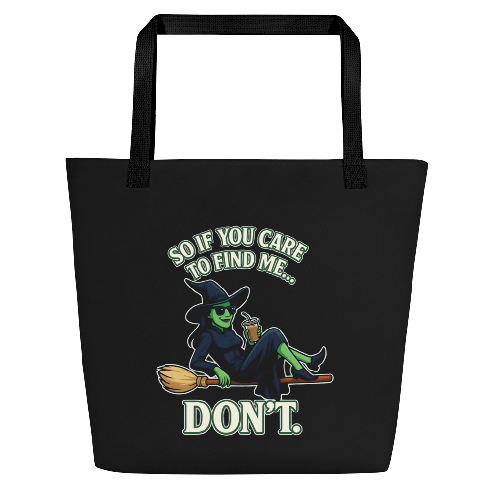 Wicked Witch Tote Bag – All-Over Print with Pocket – Broadway Gift Idea product image (1)