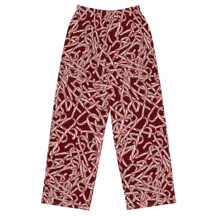 Candy Cane Pattern Wideleg Pants product image (2)