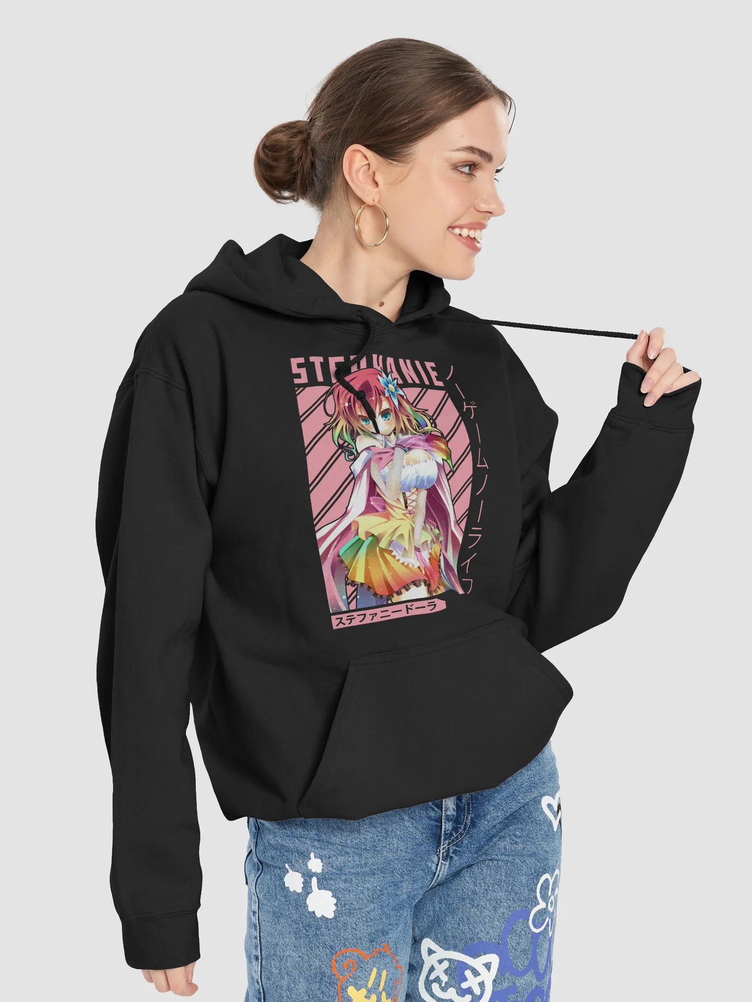 No Game No Life Stephanie Dola Elegant Sweatshirt – Gildan Midweight product image (4)