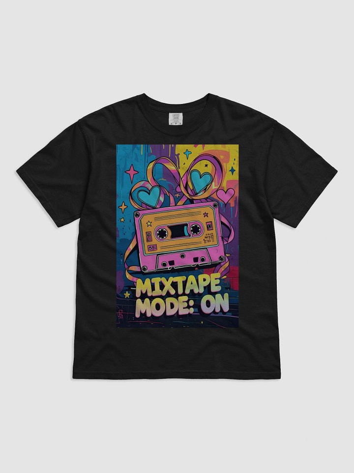 "Mixtape Mode On 80s Retro Tee" product image (5)