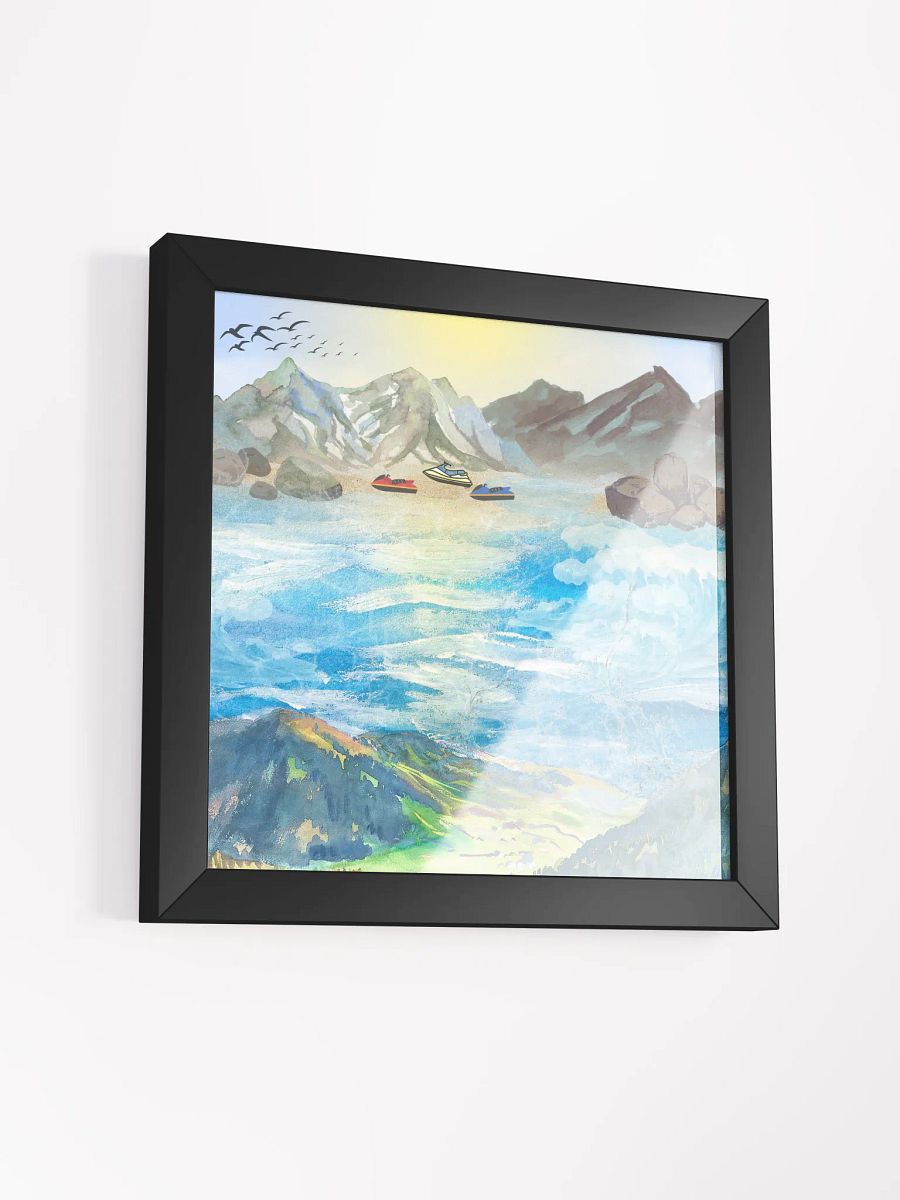 Serene Mountain Vista Framed Poster product image (16)