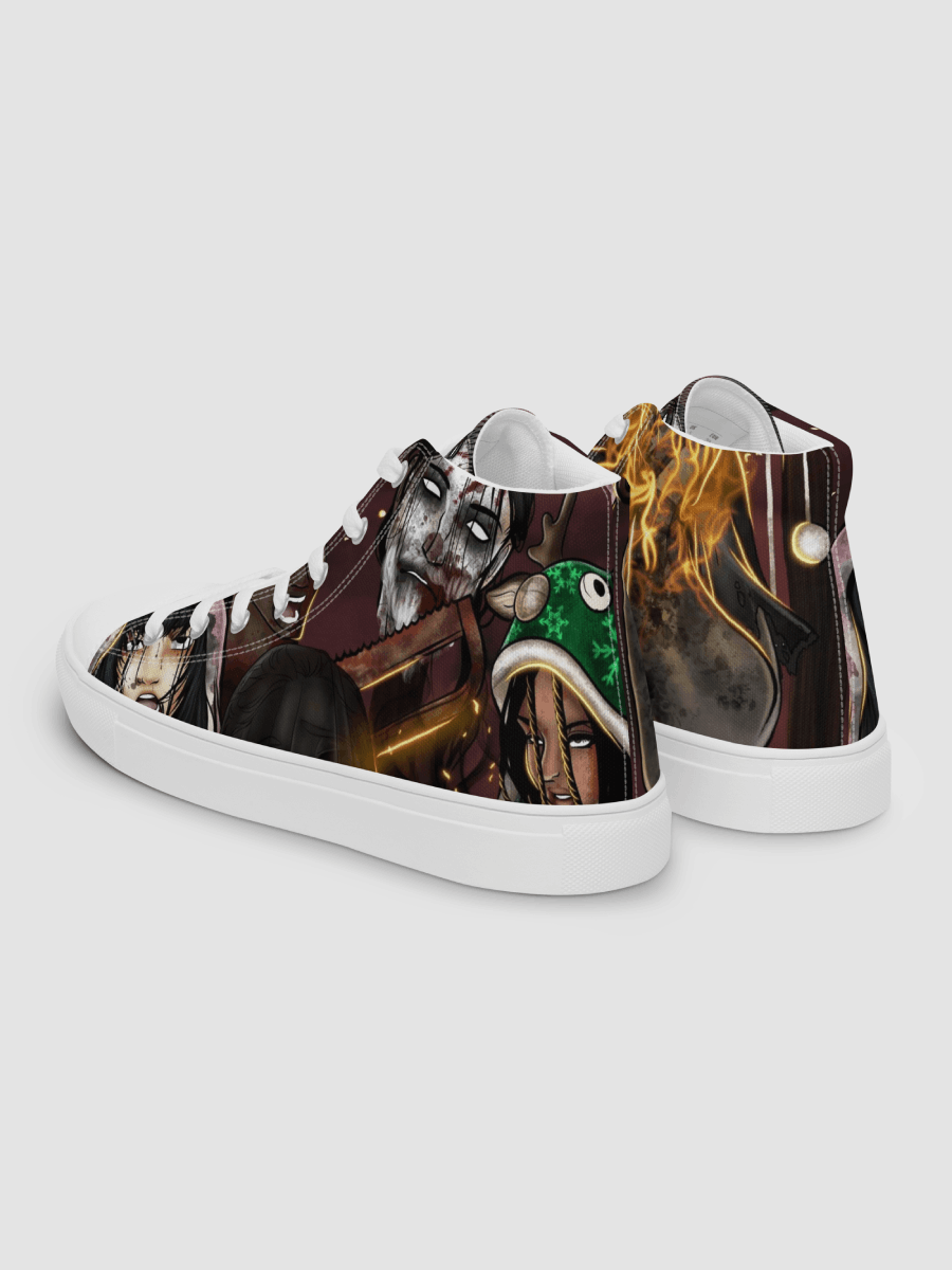 The Dungeon Women's High Top Canvas Shoes AOP AOP2003 product image (7)
