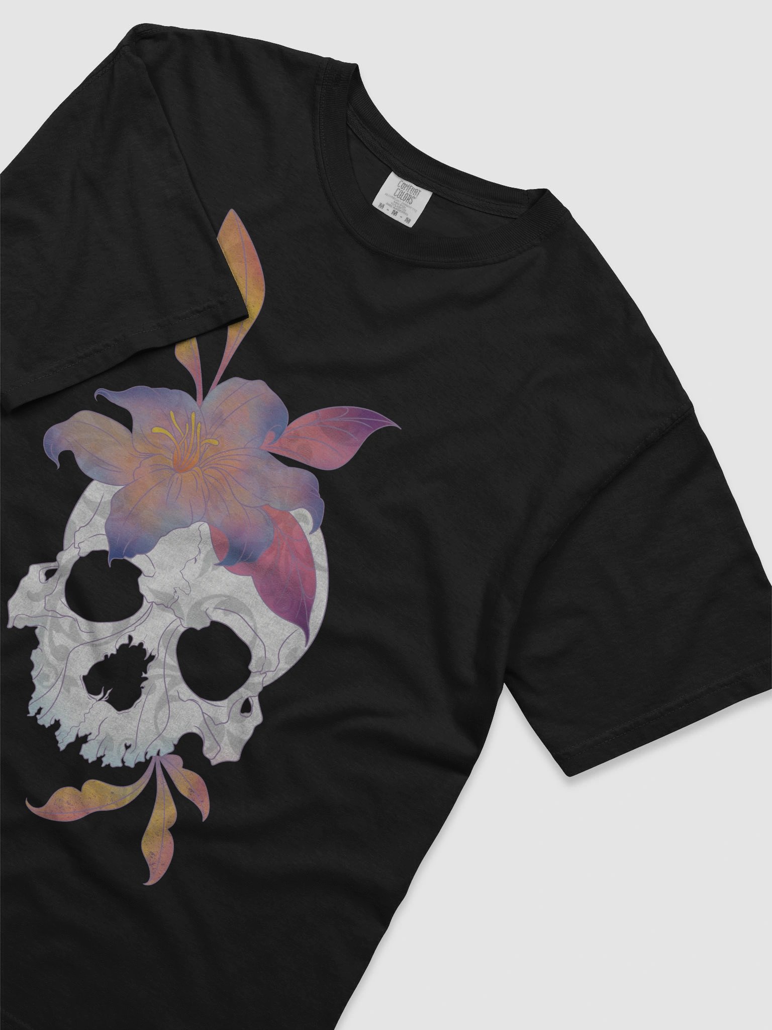 Floral Skull Delight T-Shirt product image (5)